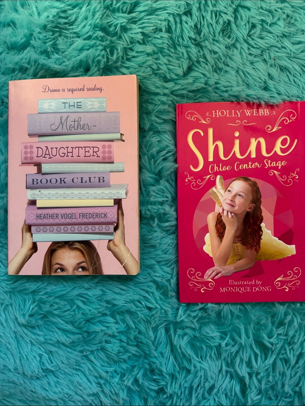 2 paper back books, good used condition